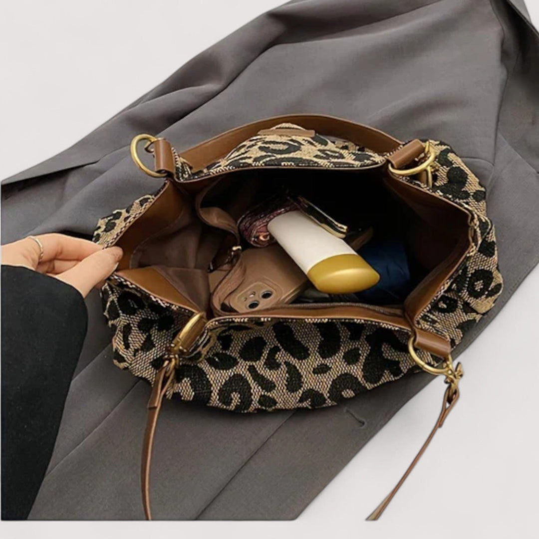 EDISONA | Geantă de cumpărături cu model de leopard – Adrian & Elena ...